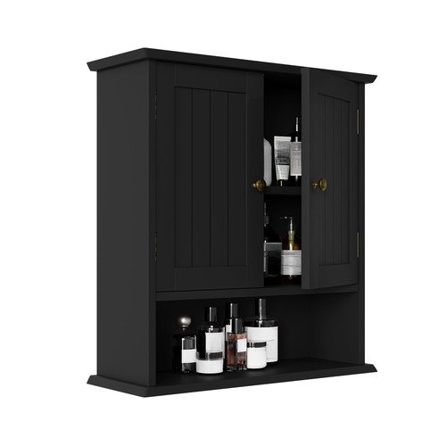 Smuxee black wall cabinet - wall,